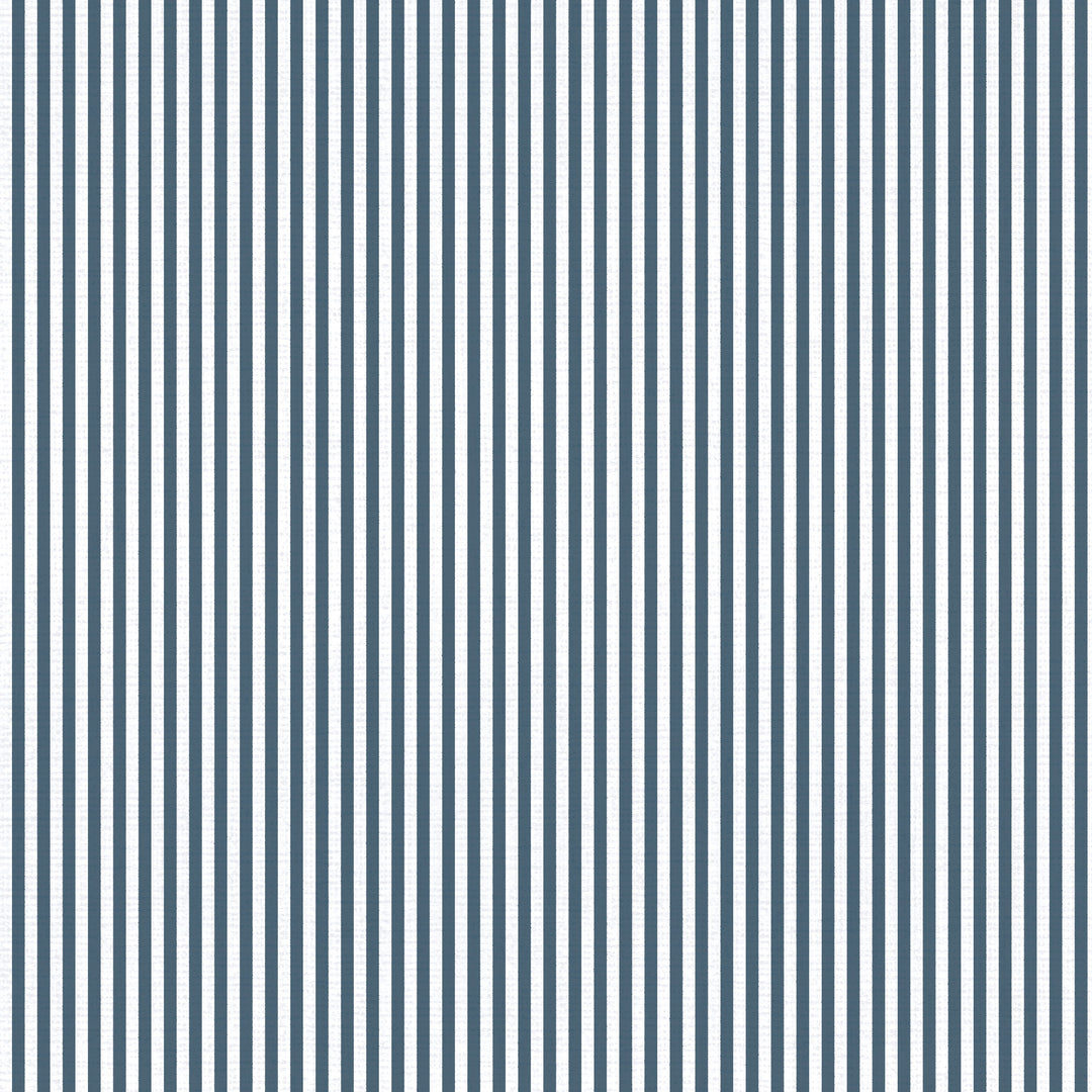 Pin Stripe in Petroli
