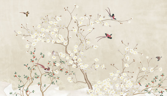 Avon Garden on Ivory