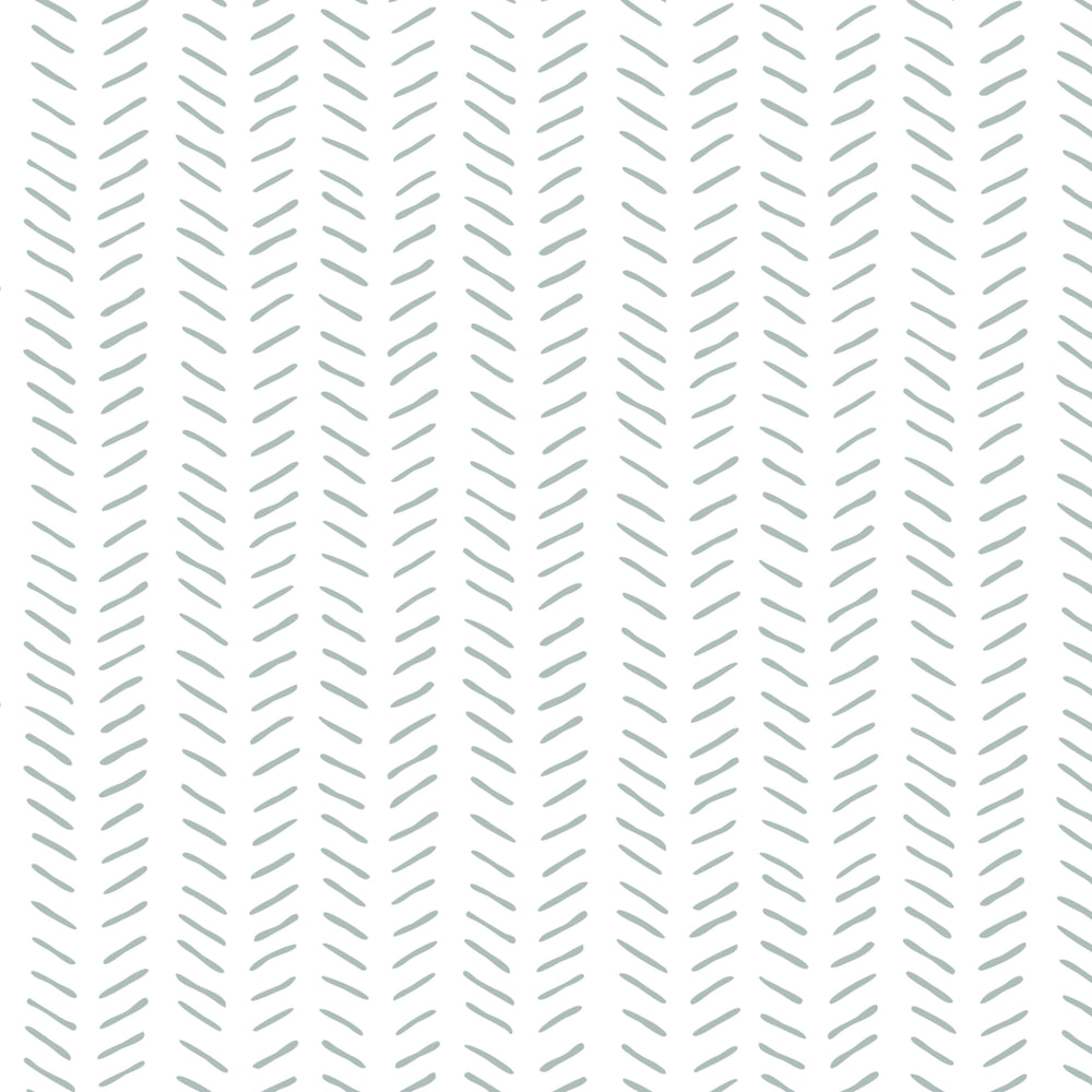 Hand Painted Herringbone Arrows in Sage