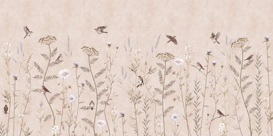Whimsical Garden in Rose Gold