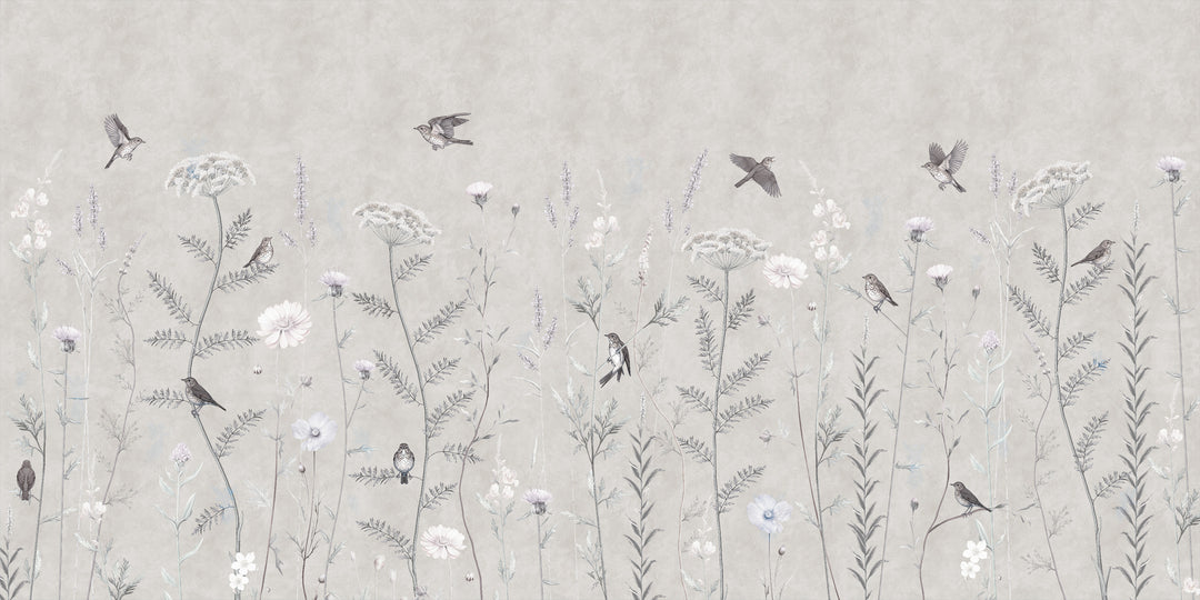 Whimsical Garden in Silver