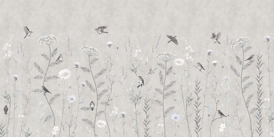 Whimsical Garden in Silver
