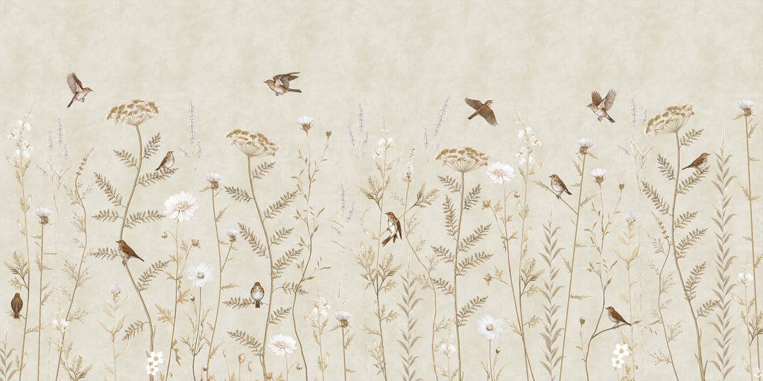 Whimsical Garden in Gold