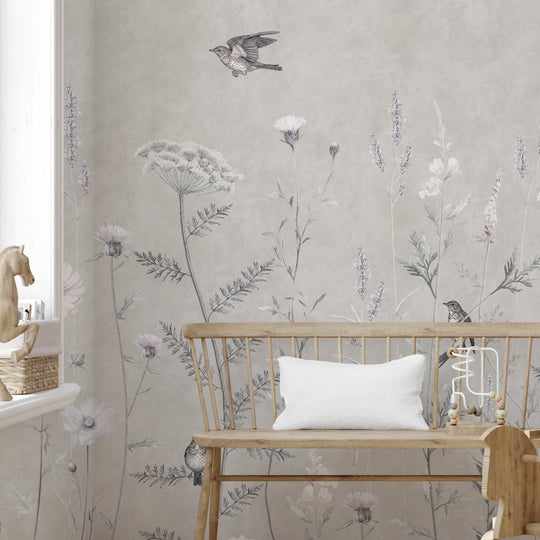 Whimsical Garden in Silver