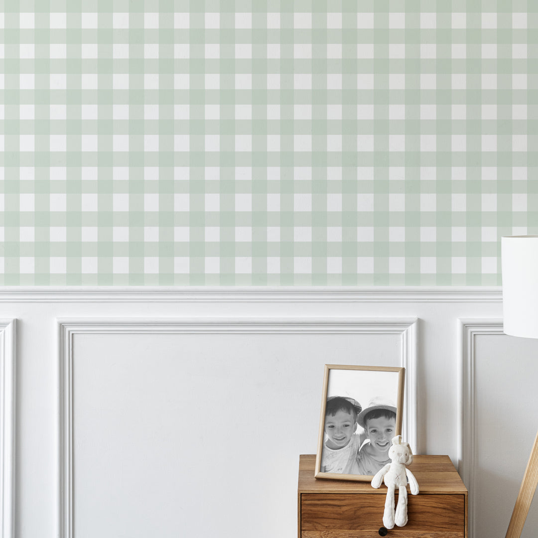 Gingham - Pale Green