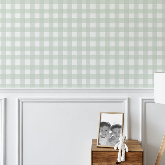 Gingham - Pale Green