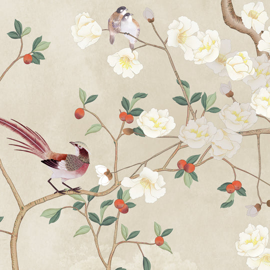 Avon Garden on Ivory
