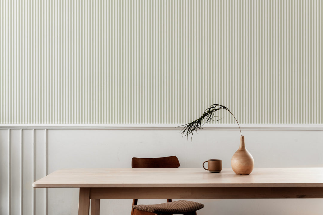 Literary Stripes ~ The Shelley in Ferny Sage