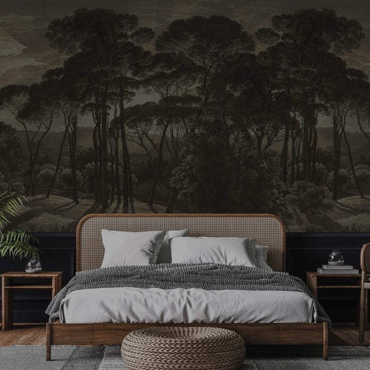 Umbrella Pines Study - Shadow Silk