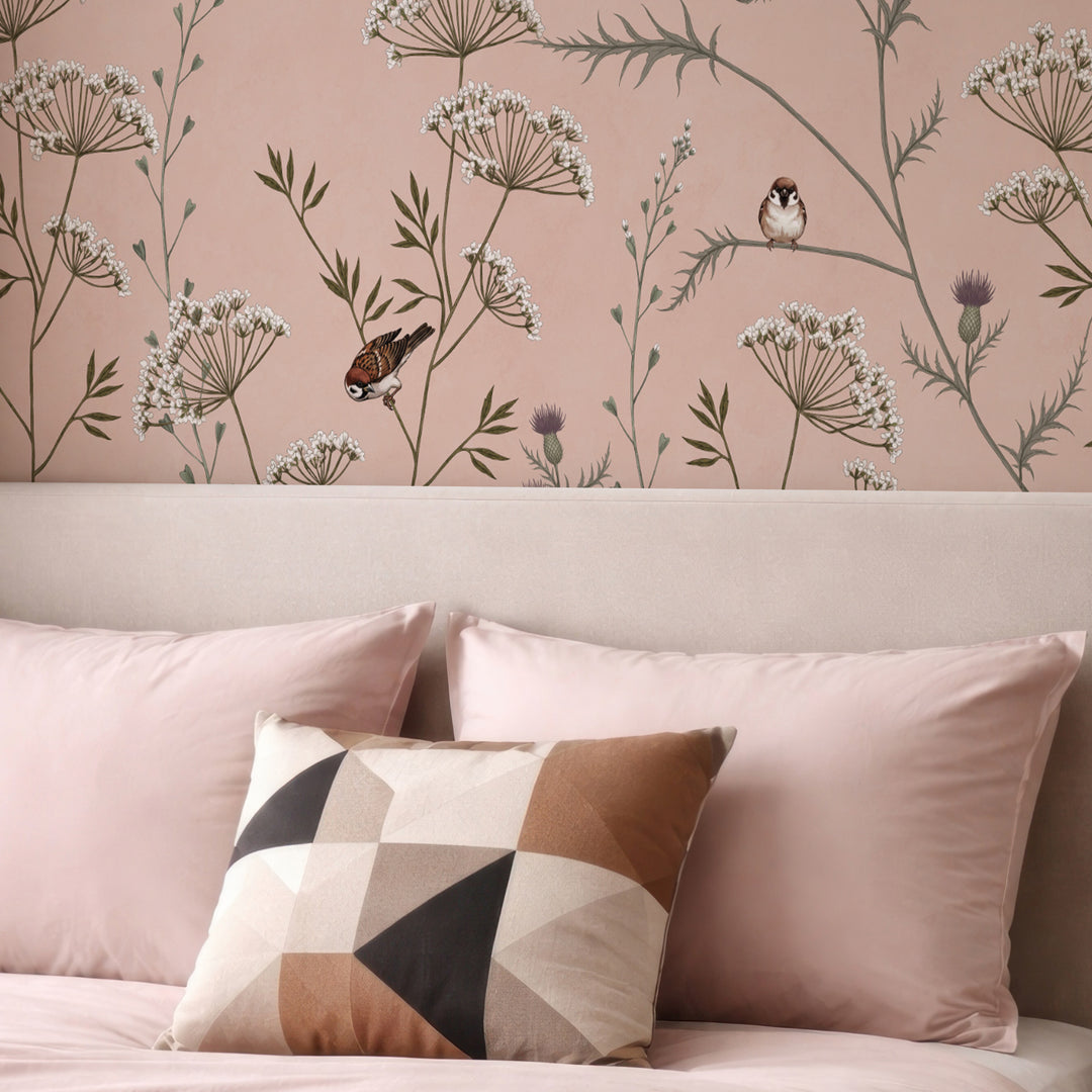 Whispering Thistle on Blush