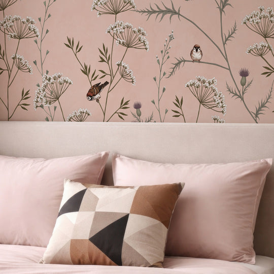 Whispering Thistle on Blush