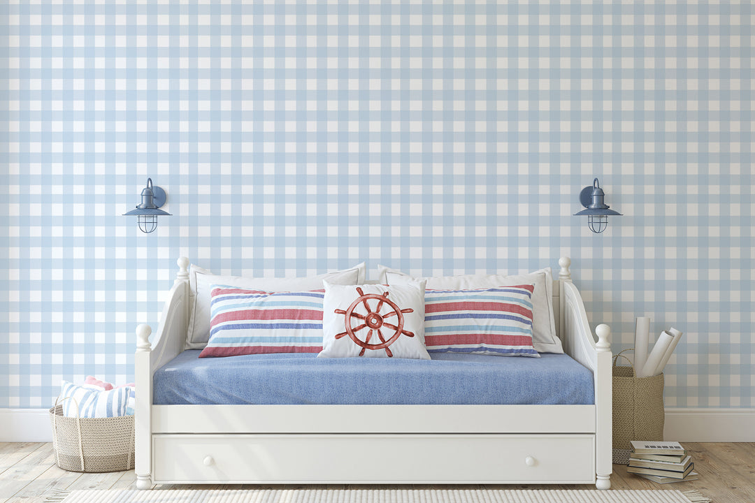 Gingham - Powder Blue