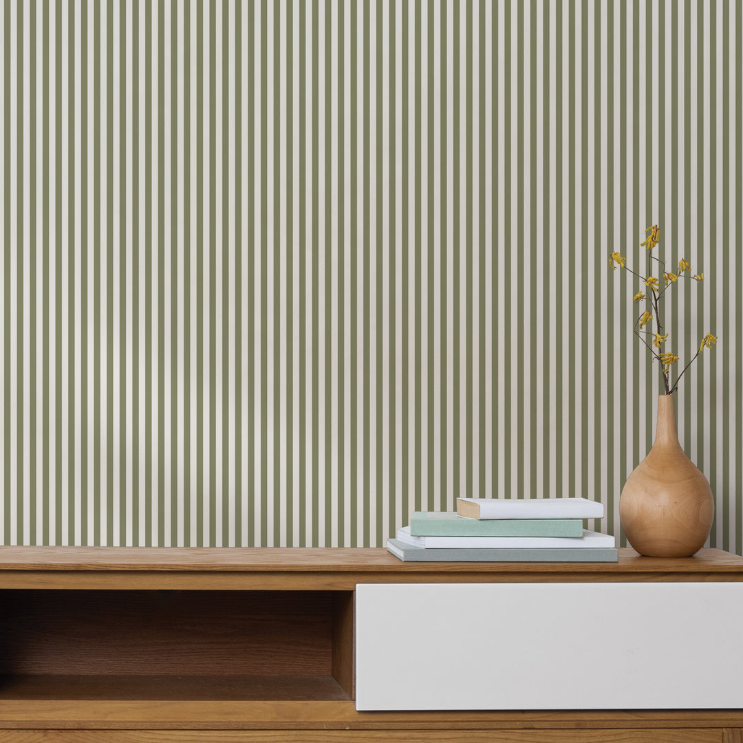 Literary Stripes ~ The Shelley in Olive