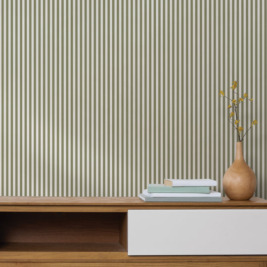 Literary Stripes ~ The Shelley in Olive