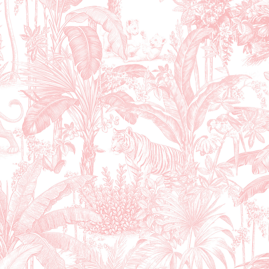 Jungle - Colonial Cats in Blush