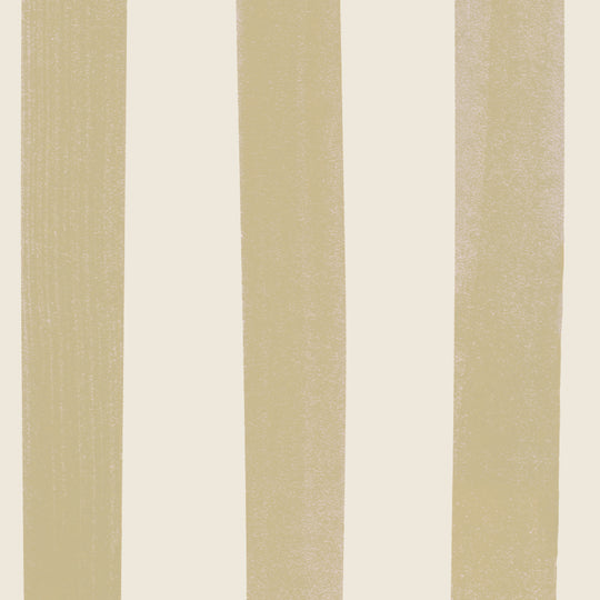 Watercolour Stripes Large - Mustard & Cream