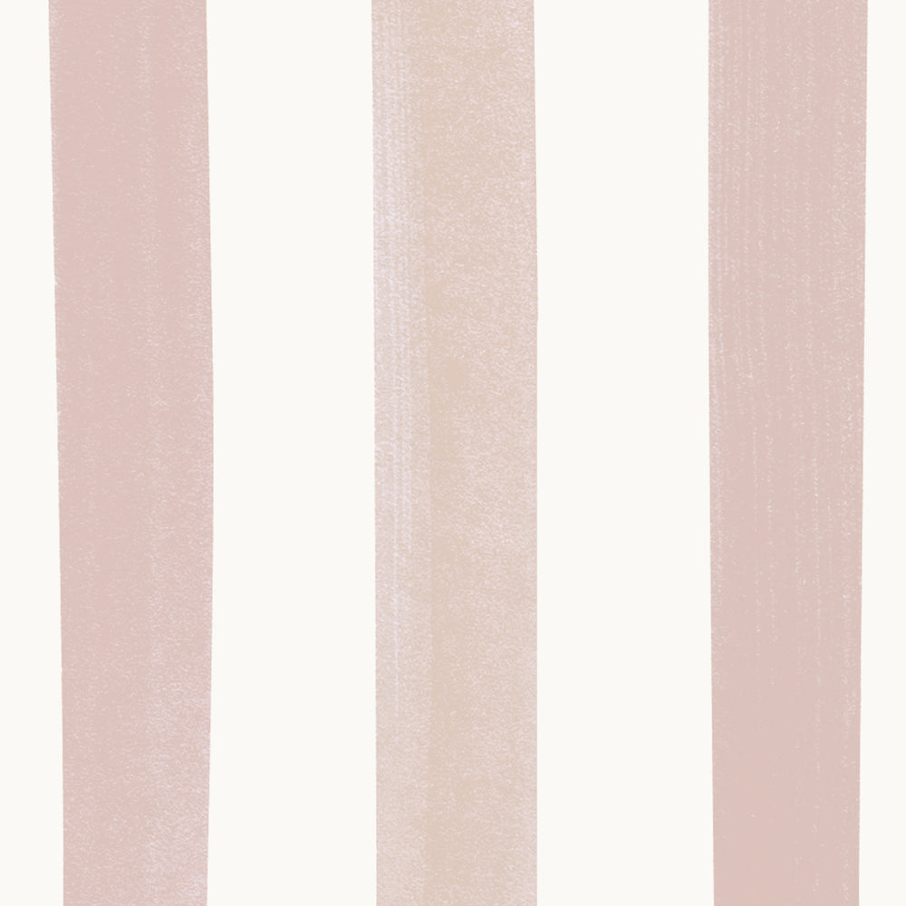 Watercolour Stripes Large - Rose & Blush