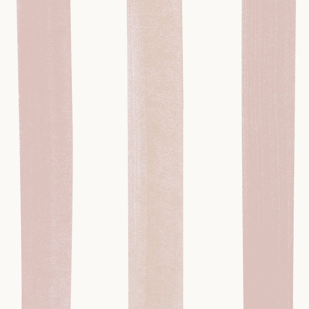 Watercolour Stripes Large - Rose & Blush