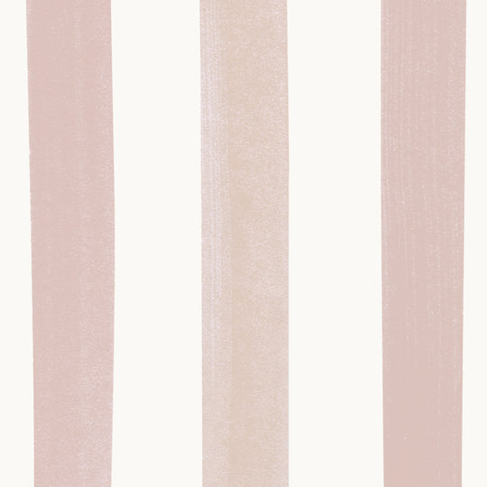 Watercolour Stripes Large - Rose & Blush