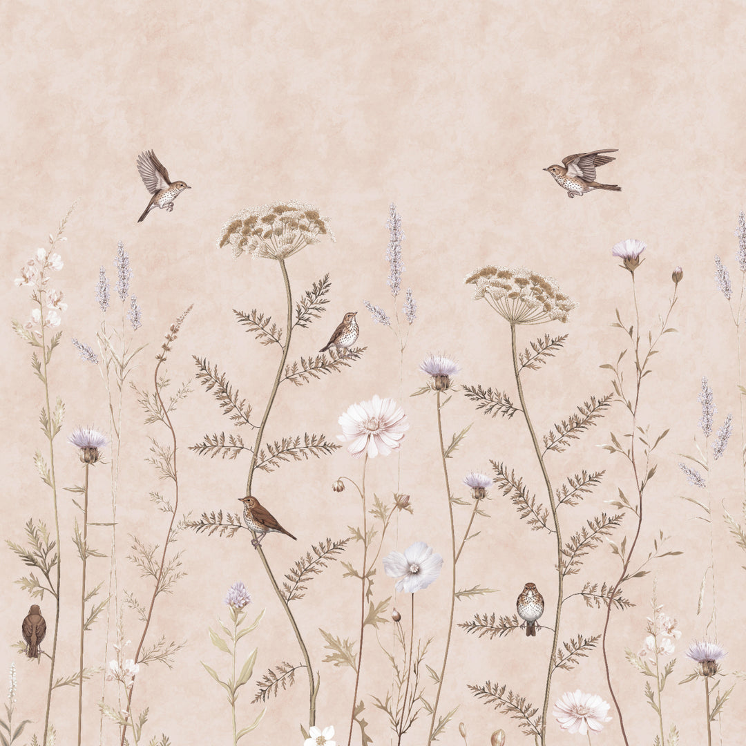 Whimsical Garden in Rose Gold