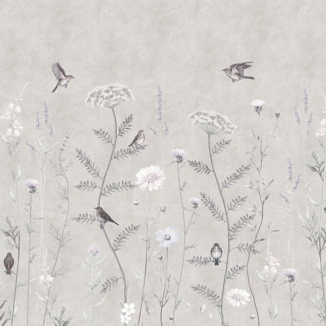 Whimsical Garden in Silver