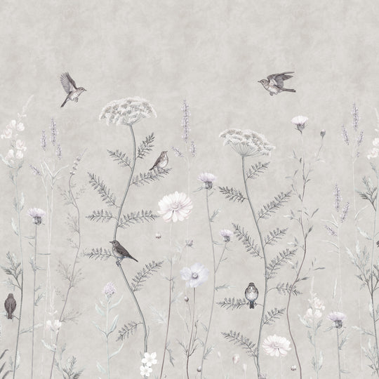 Whimsical Garden in Silver
