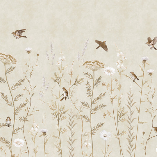 Whimsical Garden in Gold