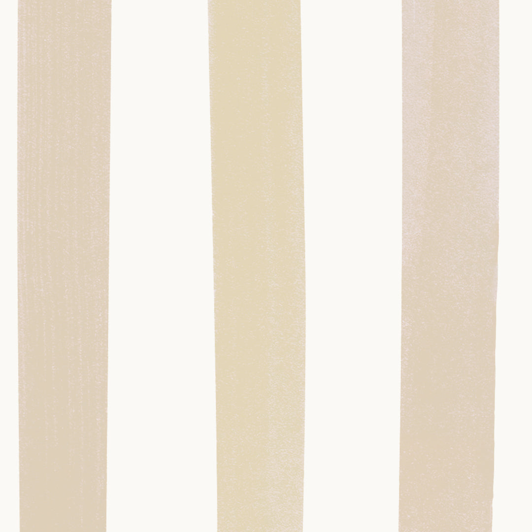 Watercolour Stripes Large - Fawn & Mustard