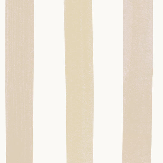 Watercolour Stripes Large - Fawn & Mustard