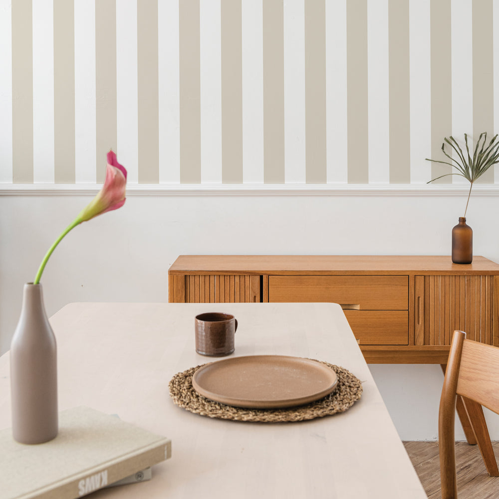 Literary Stripes ~ The Alcott in Tea Latte