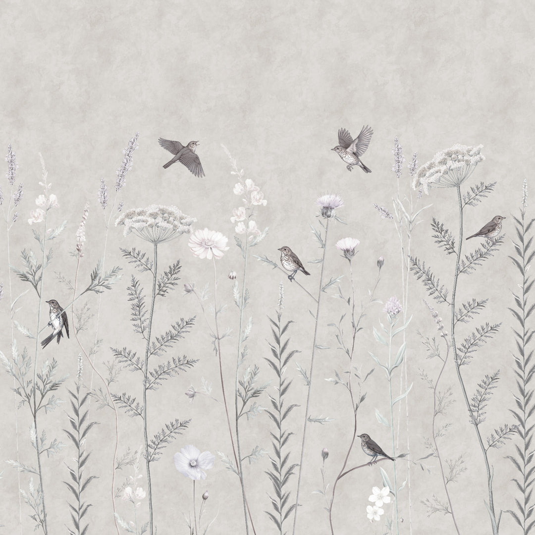Whimsical Garden in Silver