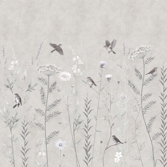 Whimsical Garden in Silver