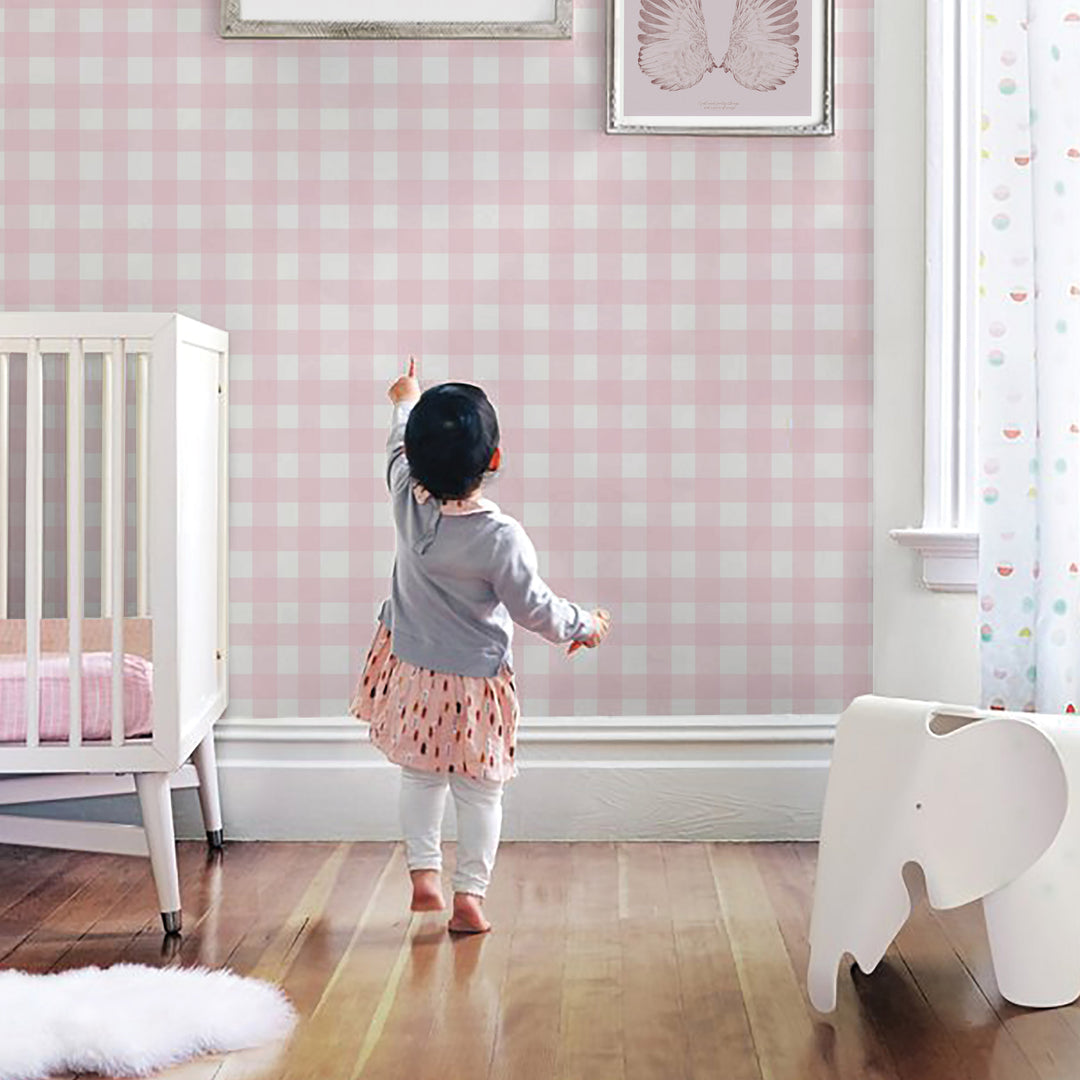 Gingham - Powder Pink