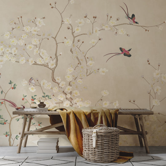 Avon Garden on Ivory