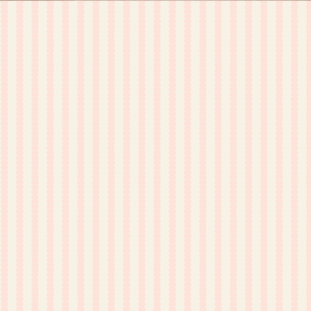 Beady Stripes - Bare Pink & Cream