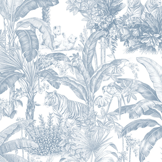 Jungle - Colonial Cats in Navy