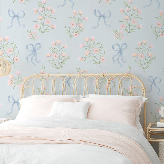 Preppy Posies - Powder Blue