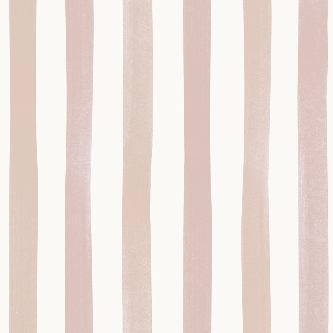 Watercolour Stripes Large - Rose & Blush