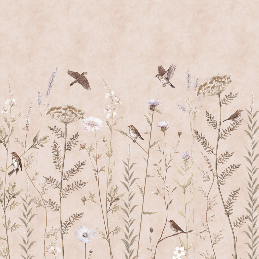 Whimsical Garden in Rose Gold