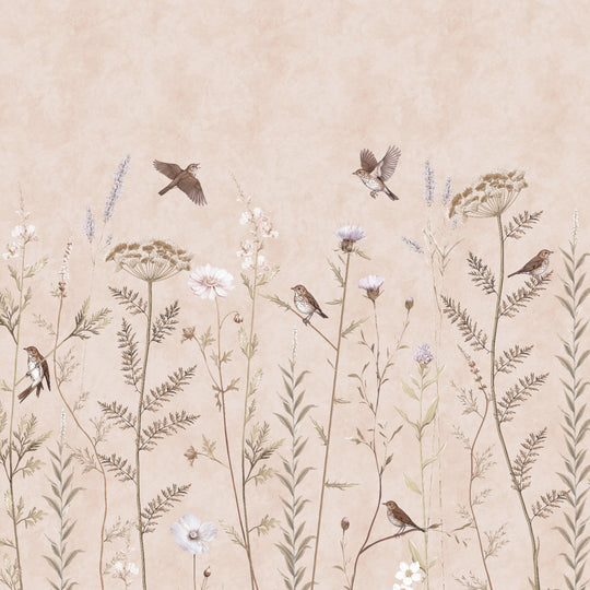 Whimsical Garden in Rose Gold