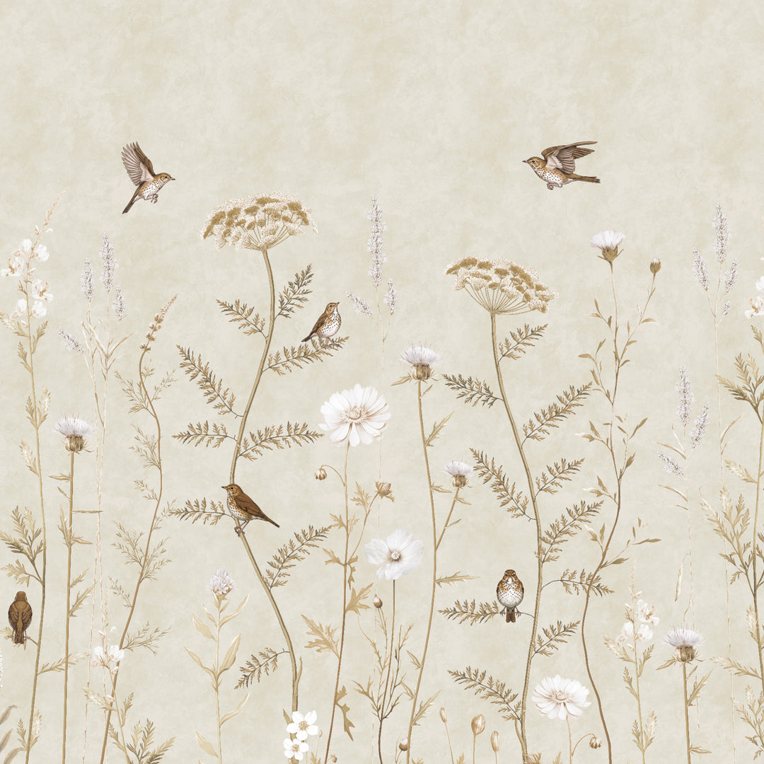 Whimsical Garden in Gold