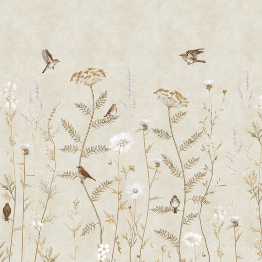 Whimsical Garden in Gold