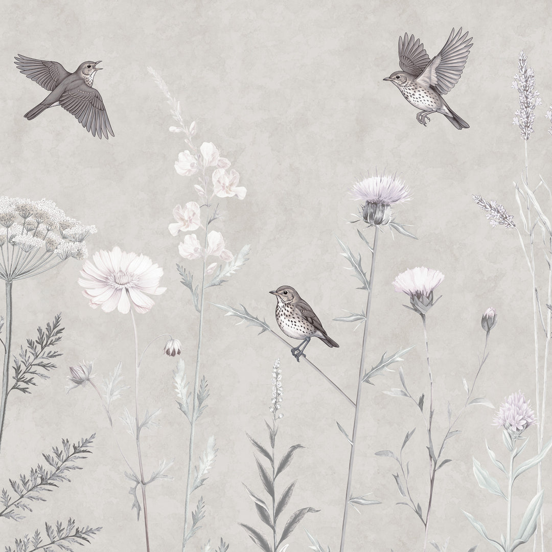 Whimsical Garden in Silver