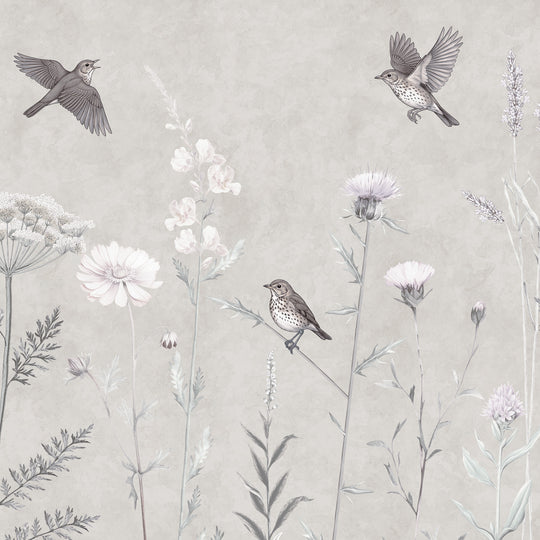 Whimsical Garden in Silver