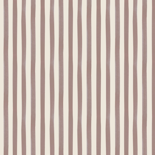 Watercolour Stripes - Chocolate & Cream