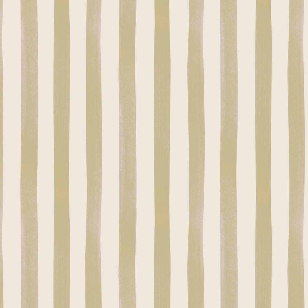 Watercolour Stripes - Mustard & Cream