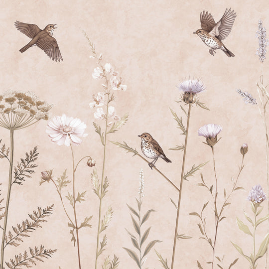 Whimsical Garden in Rose Gold