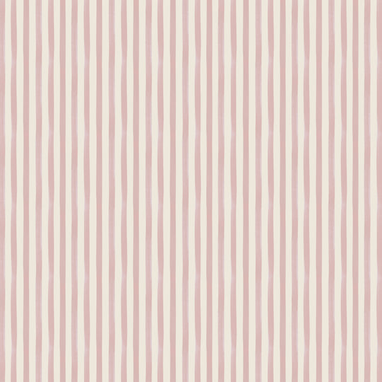 Watercolour Stripes - Candy & Cream