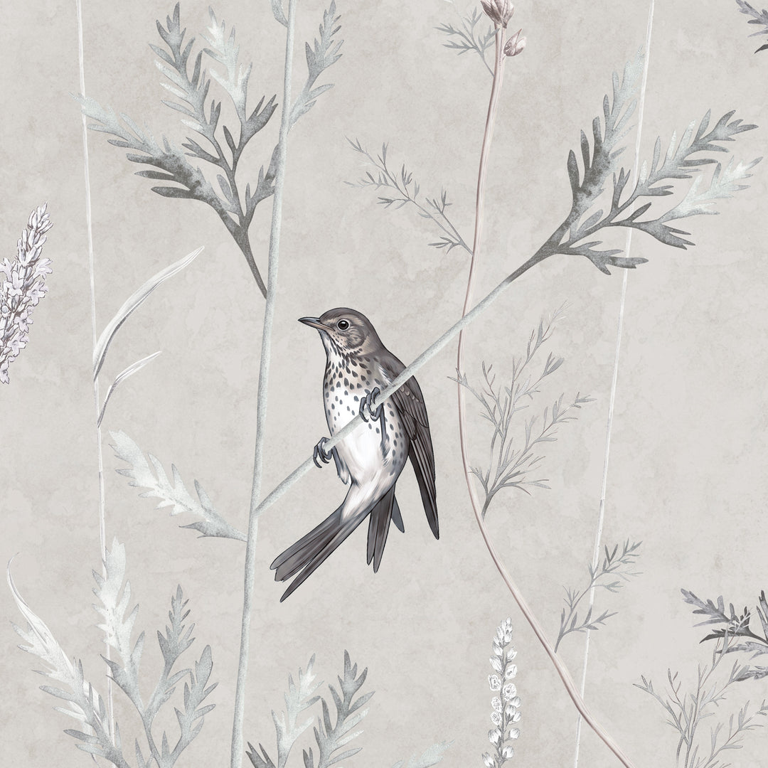 Whimsical Garden in Silver