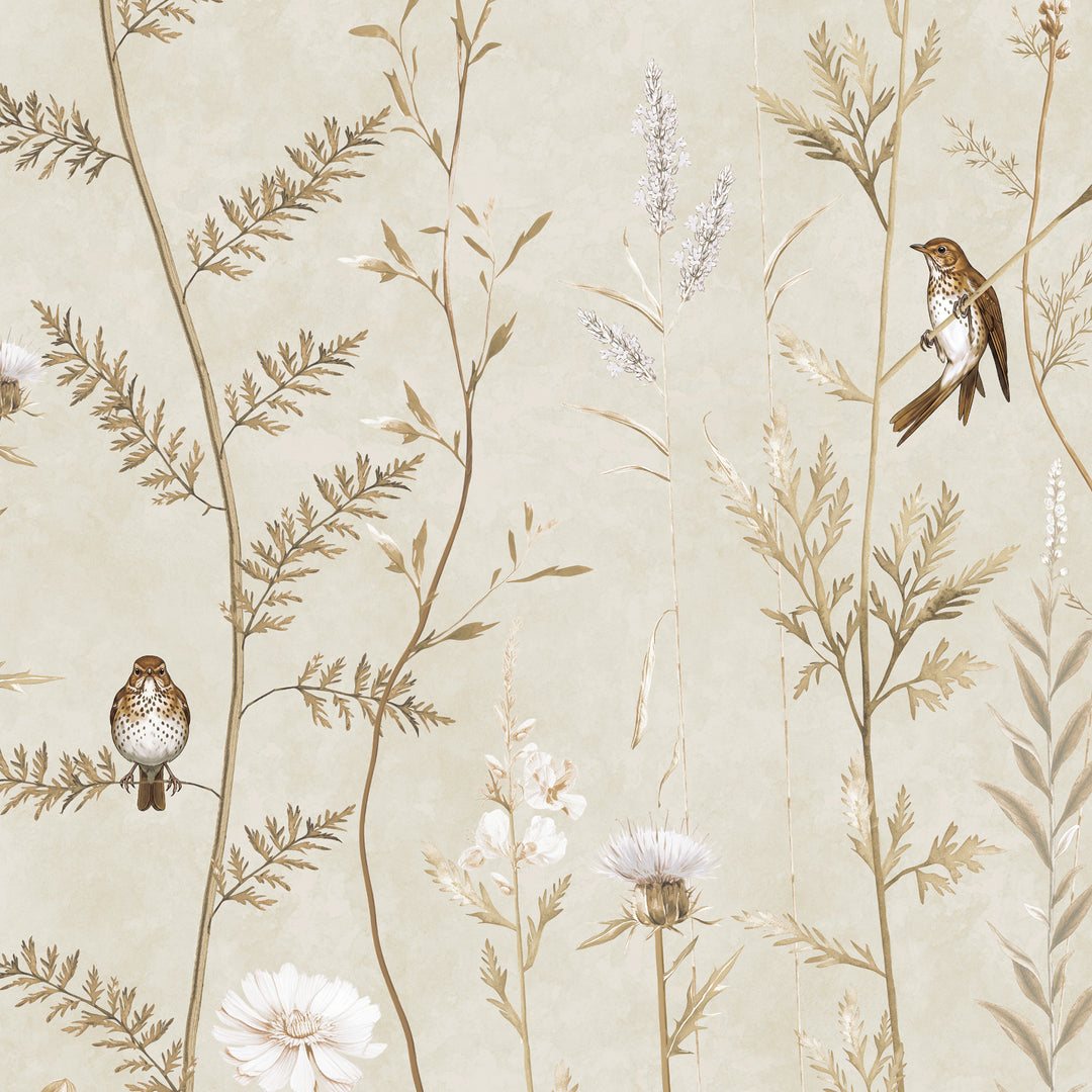 Whimsical Garden in Gold